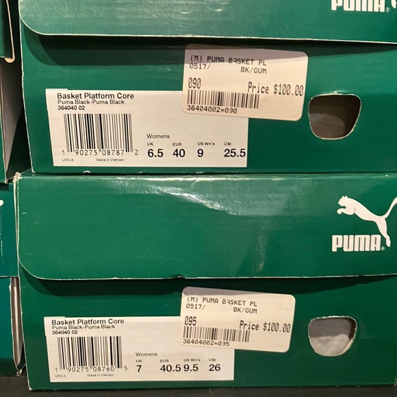 PUMA Basket Platform Core 'Black Gum' 364040-02 womens - Picture 16 of 16